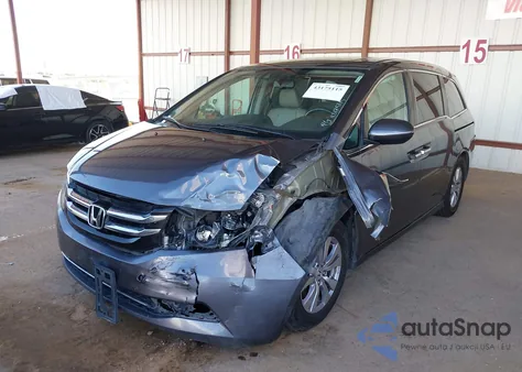 2016 Honda Odyssey Ex-L from USA, damaged, VIN 5FNRL5H6XGB015119